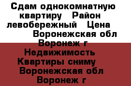 Сдам однокомнатную квартиру › Район ­ левобережный › Цена ­ 12 000 - Воронежская обл., Воронеж г. Недвижимость » Квартиры сниму   . Воронежская обл.,Воронеж г.